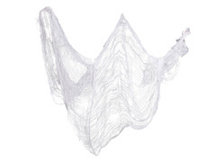 Plasă albă de Halloween - 76 x 228 cm - 1 buc.
