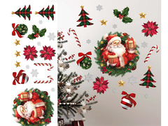 Moș Crăciun Crăciun autocolante de perete - 1 buc.