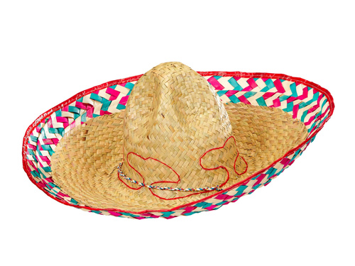 Sombrero mexican din paie - 52 cm - 1 buc.