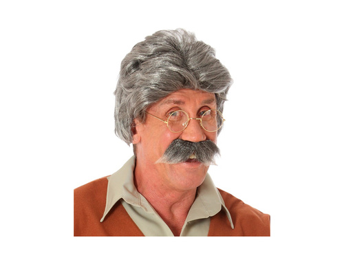 Peruca bunicului lui Geppetto cu mustață
