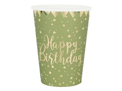 Cupe de măsline Happy Birthday - 270 ml - 10 buc.