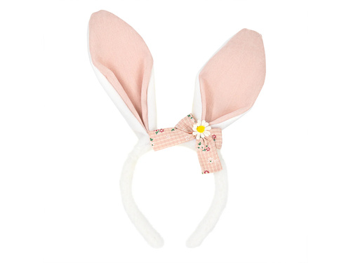 Bentiță cu urechi de iepuraș și fundiță - 1 buc.