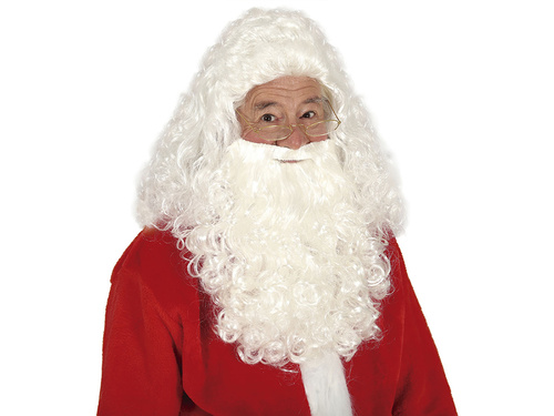 Peruca și barba lui Moș Crăciun - 1 set