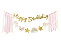 Happy Birthday Unicorn banner - 230 cm - 1 buc.