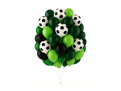 Baloane latex fotbal - medii - 35 buc.