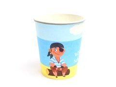 Cupe de aniversare Pirate fericit - 250 ml - 6 buc.