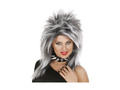Rock star peruca gri