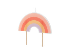 Lumânare aniversară Rainbow - 4,5 cm - 1 buc.