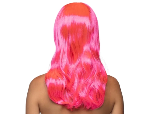 Peruca roz cu franjuri - 1 buc.