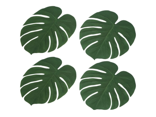 Suport farfurie - frunze de palmier - 34 x 30 cm - 4 buc.