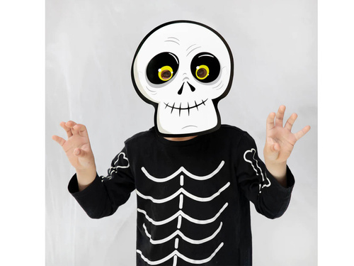 Măști de hârtie Monsters pentru Halloween - 6 buc.