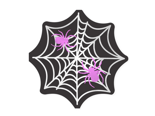 Șervețele de Halloween cu pânză de păianjen - 33 cm - 10 buc.