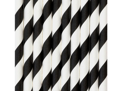 Paie tub alb și negru - 10 buc.