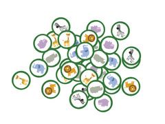 Confetti aniversare Safari - 36 buc.