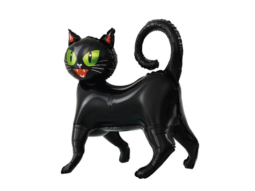 Black Kitten balon de folie în picioare - 62 x 65 cm - 1 buc.