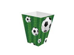 Cutii de popcorn fotbal - 6 buc.