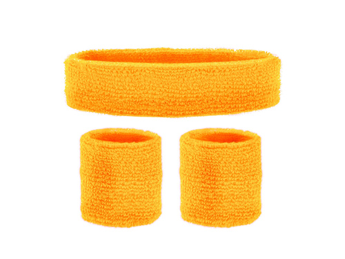 Disco 80s neon portocaliu brățări - 3 buc.