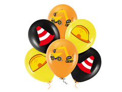 Baloane din latex pentru lucrări rutiere - 30 cm - 6 buc.
