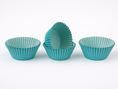 Folii pentru prăjituri albastre - 50 buc.