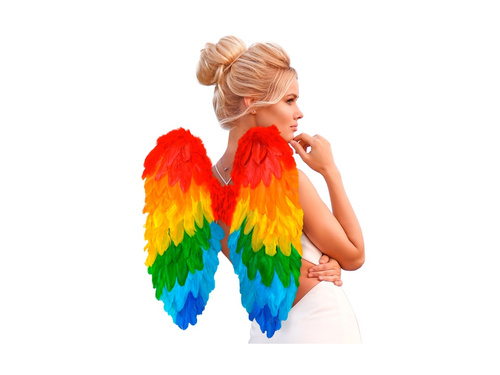 Aripi de pene pliabile Rainbow 50×50 cm