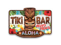 Tiki Bar Aloha semn - 25 x 35 cm - 1 buc.