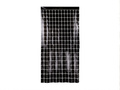 Cortina pătrate negru - 100 x 200 cm - 1 buc.