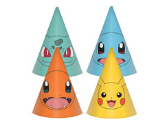 Șepci aniversare Pokemon - 8 buc.