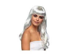 Peruca albă elegantă