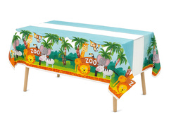 Pânză de masă pentru ziua de naștere Safari - 108 x 180 cm - 1 buc.