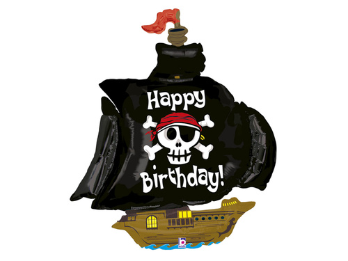 Balon de folie cu corabie pirat - 117 cm - 1 buc.