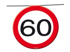 Steag banner Prohibiție semn 60tka - 12 m - 1 buc.