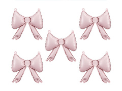 Balon din folie Roz Card - 25.5 x 25 cm - 5 buc.