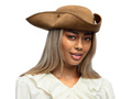 Pălărie de pirat maro - 1 buc.