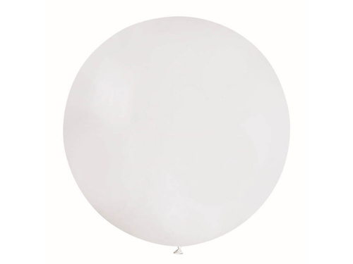 Balon gigant cu diametrul de 85 cm - alb pastel.