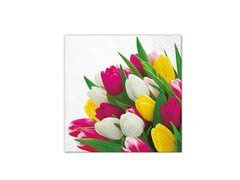 Șervețele Tulip Bouquet - 25 cm - 20 buc.