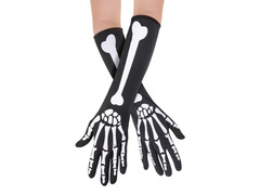 Mănuși lungi de schelet - 24 cm - 1 pereche