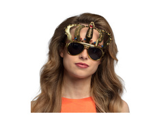 Ochelari de petrecere cu coroană de rege