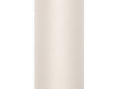 Tul crem neted - 30 cm x 9 metri - 1 buc.