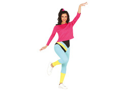 80s costum de fitness pentru femei