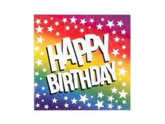 Șervețele Happy Birthday - 33 cm - 20 buc.