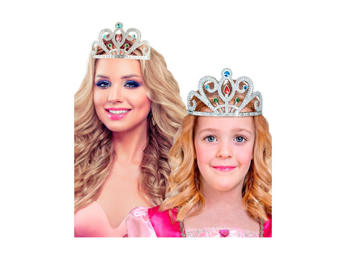 Tiară din argint cu bijuterii